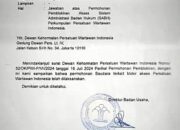 Surat AHU PWI Diblokir, HCB Tidak Punya Legal Standing – Satu Arah