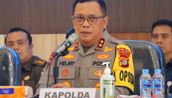 Kapolda Lampung Sikat Narkoba Korupsi dan Judi Sesuai Arahan Presiden