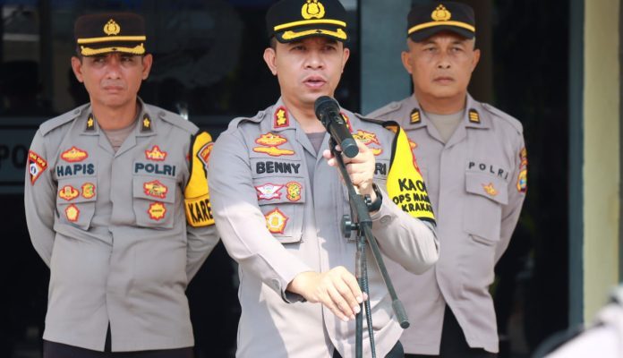 AKBP Benny Prasetya Apresiasi Personel atas Keberhasilan Pengamanan Nataru